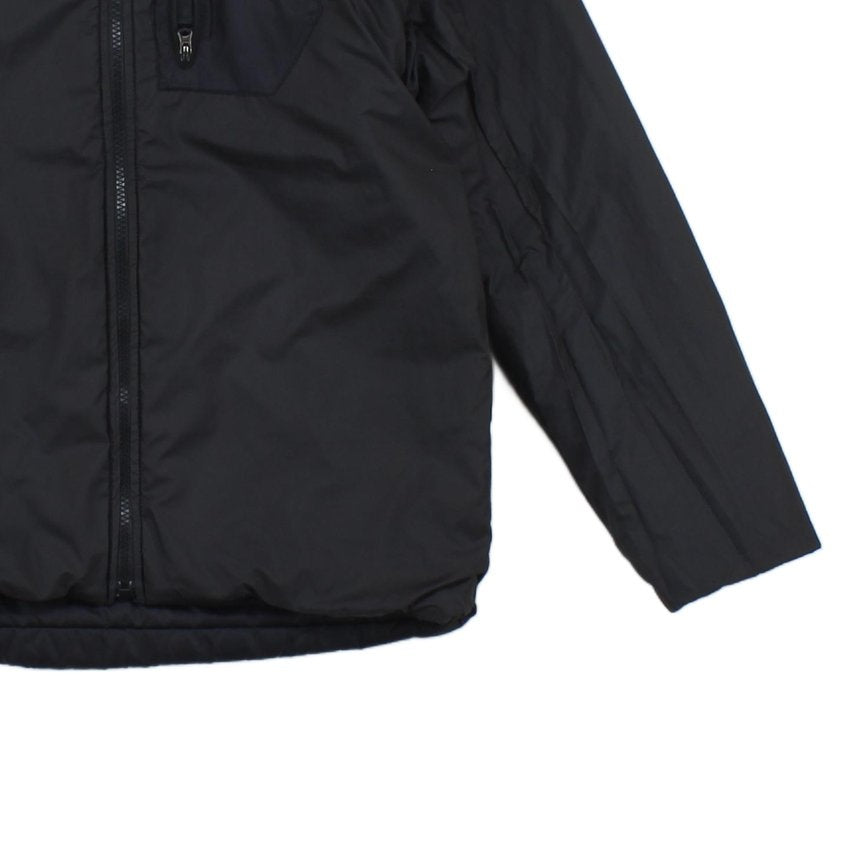 Boys Quilted Jacket Hooded Full Zip Padded Reversible
