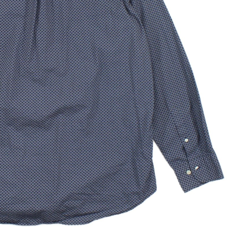 Mens Polka Dot Shirt Button Up Long Sleeve