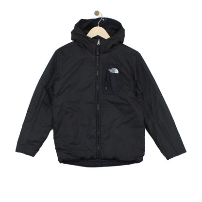 Boys Quilted Jacket Hooded Full Zip Padded Reversible