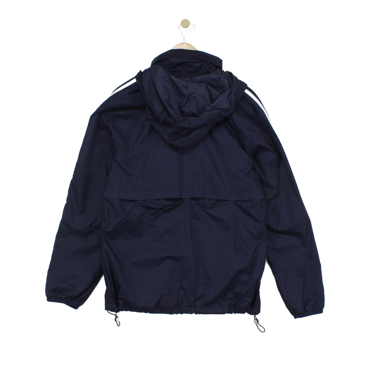 Mens 1/4 Zip Windbreaker Jacket Hooded Lightweight