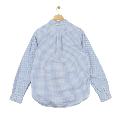Mens Plaid Shirt Button Down Long Sleeve