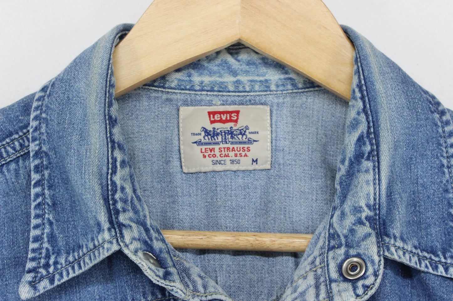 Mens Denim Shirt Made In Portugal Western