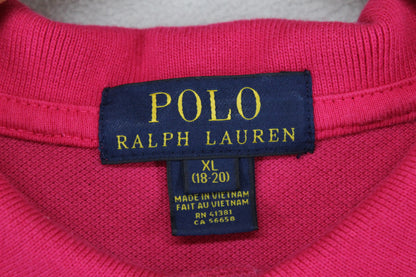 Girls Polo Shirt Short Sleeve Classic Logo