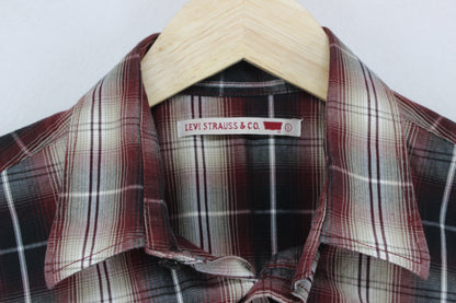 Mens Plaid Shirt Long Sleeve Button Up