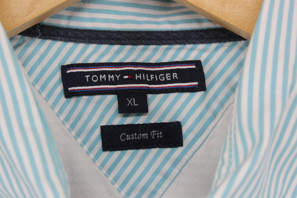 Mens Shirt Short Sleeve Custom Fit Button Down