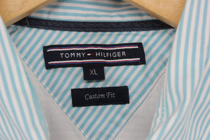 Mens Shirt Short Sleeve Custom Fit Button Down