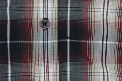 Mens Plaid Shirt Long Sleeve Button Up