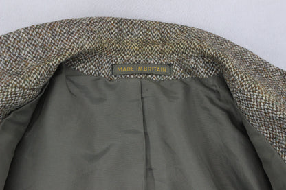 Mens Harris Tweed Blazer Uk Made Formal