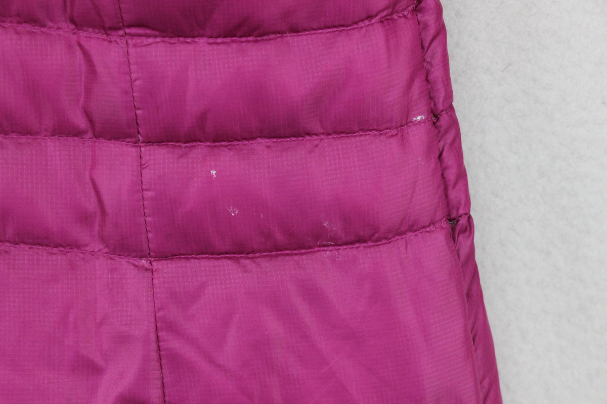 Womens Quilted Jacket Lightweight Down Hooded Reversible
