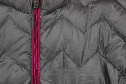 Womens Quilted Jacket Lightweight Down Hooded Reversible