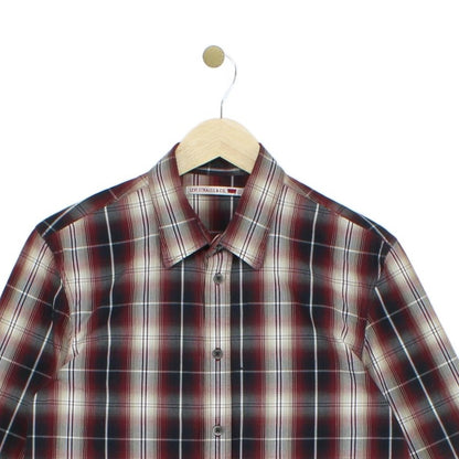Mens Plaid Shirt Long Sleeve Button Up