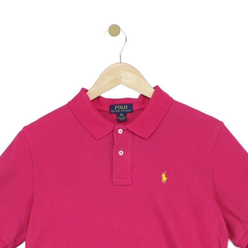 Girls Polo Shirt Short Sleeve Classic Logo