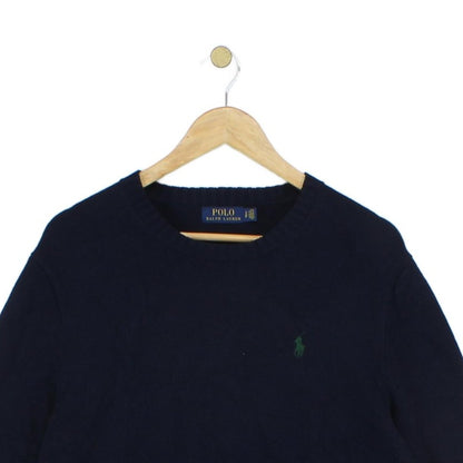 Mens Jumper Crew Neck Classic Pullover Cotton