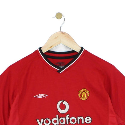 Boys Manchester United 2000-01 Football Shirt