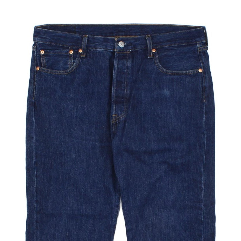 Mens 501 Jeans Classic Fit Denim Straight