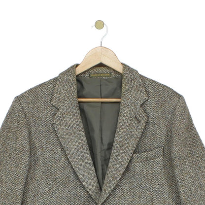 Mens Harris Tweed Blazer Uk Made Formal