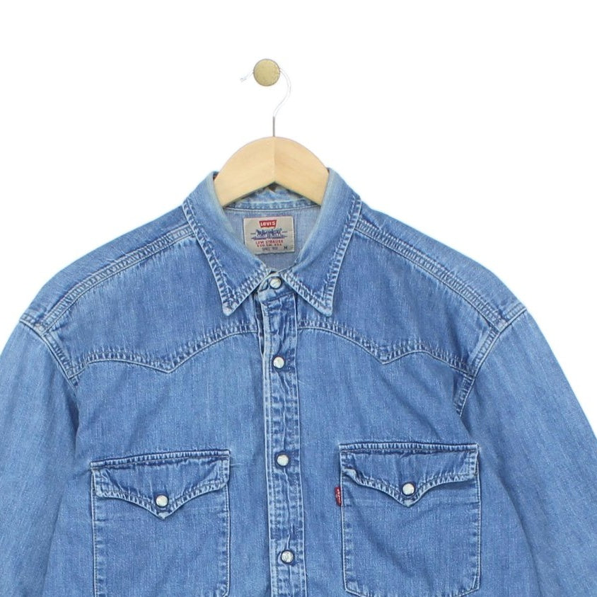 Mens Denim Shirt Made In Portugal Western