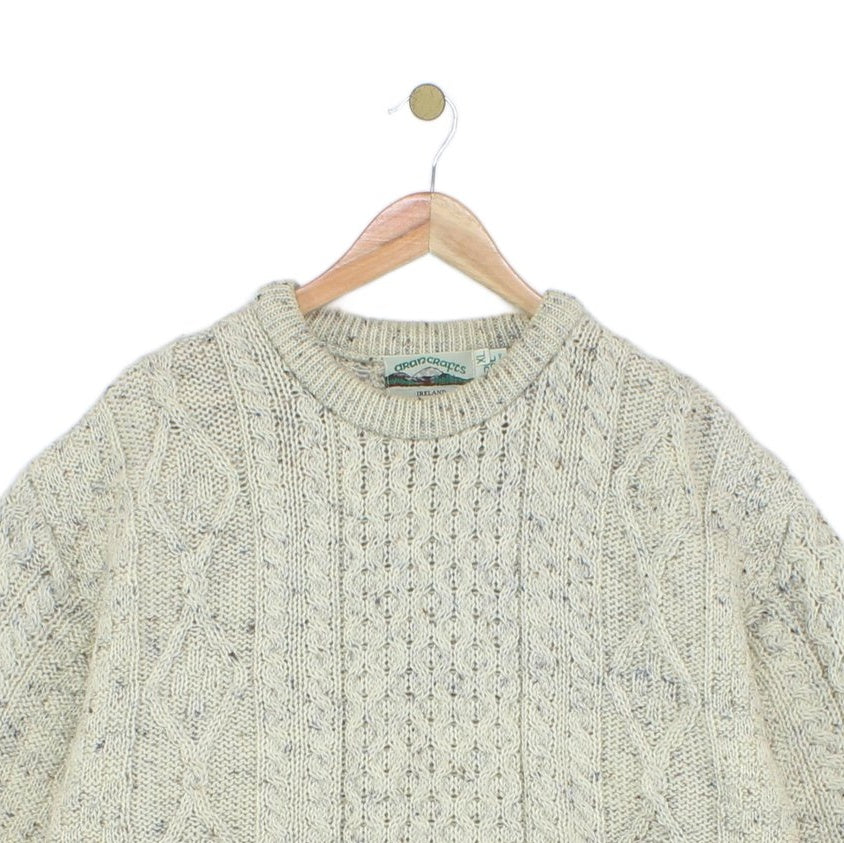 Mens Cable Knit Jumper Uk Made Chunky Knit