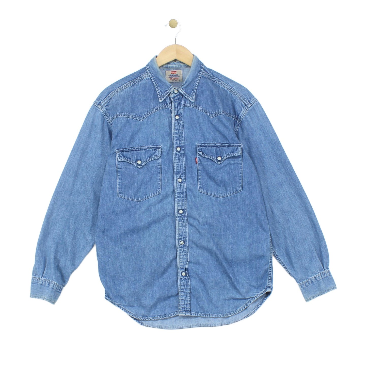 Mens Denim Shirt Made In Portugal Western