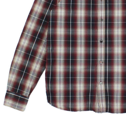Mens Plaid Shirt Long Sleeve Button Up