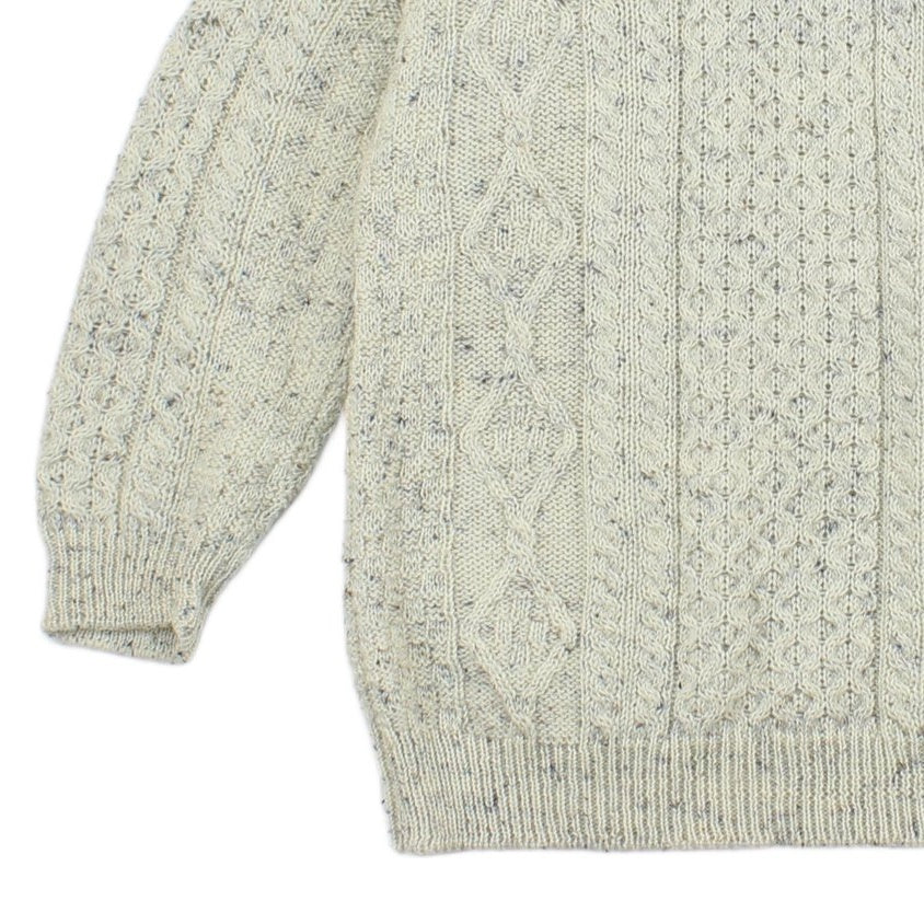 Mens Cable Knit Jumper Uk Made Chunky Knit