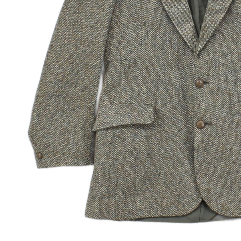 Mens Harris Tweed Blazer Uk Made Formal