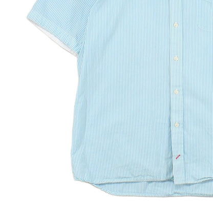 Mens Shirt Short Sleeve Custom Fit Button Down