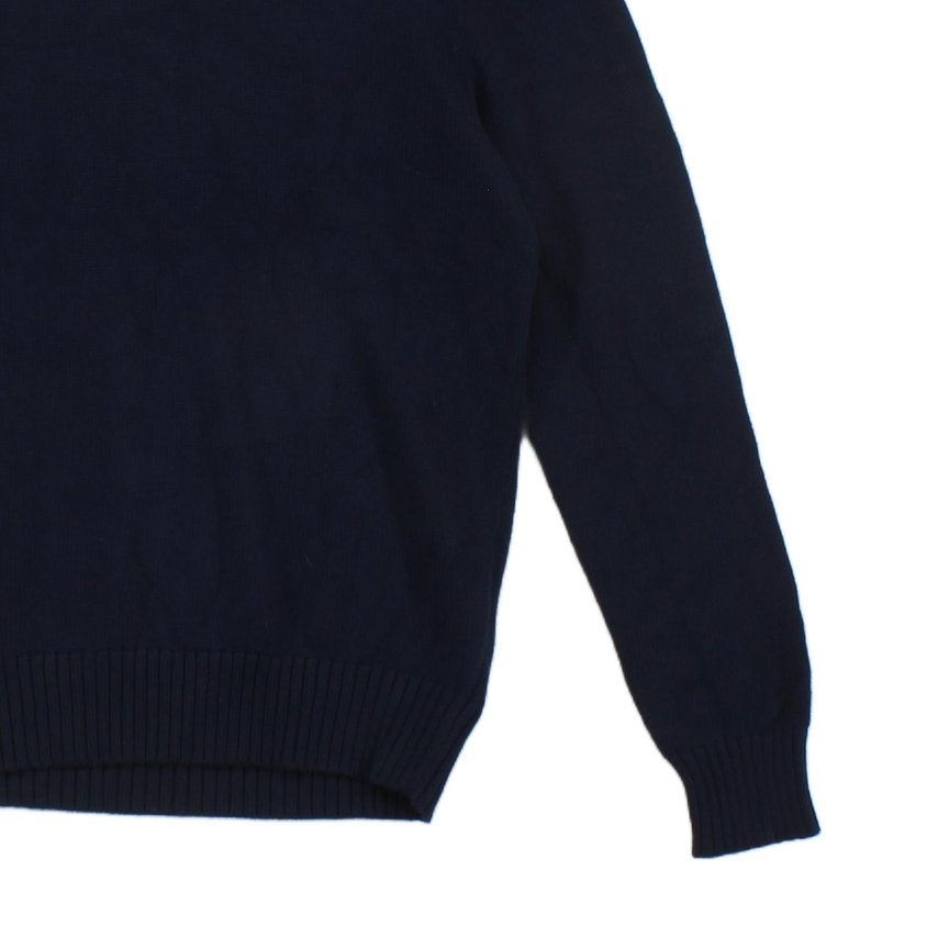 Mens Jumper Crew Neck Classic Pullover Cotton