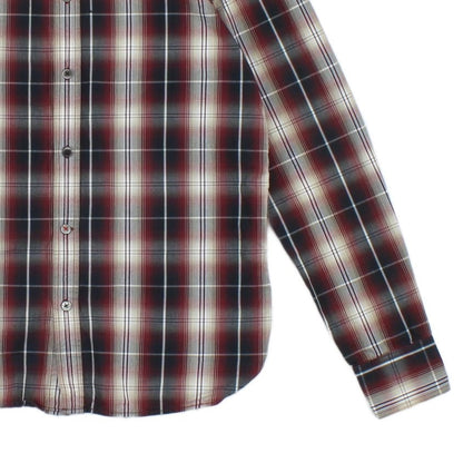 Mens Plaid Shirt Long Sleeve Button Up