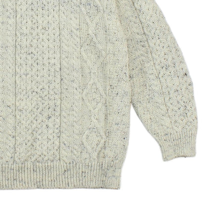 Mens Cable Knit Jumper Uk Made Chunky Knit