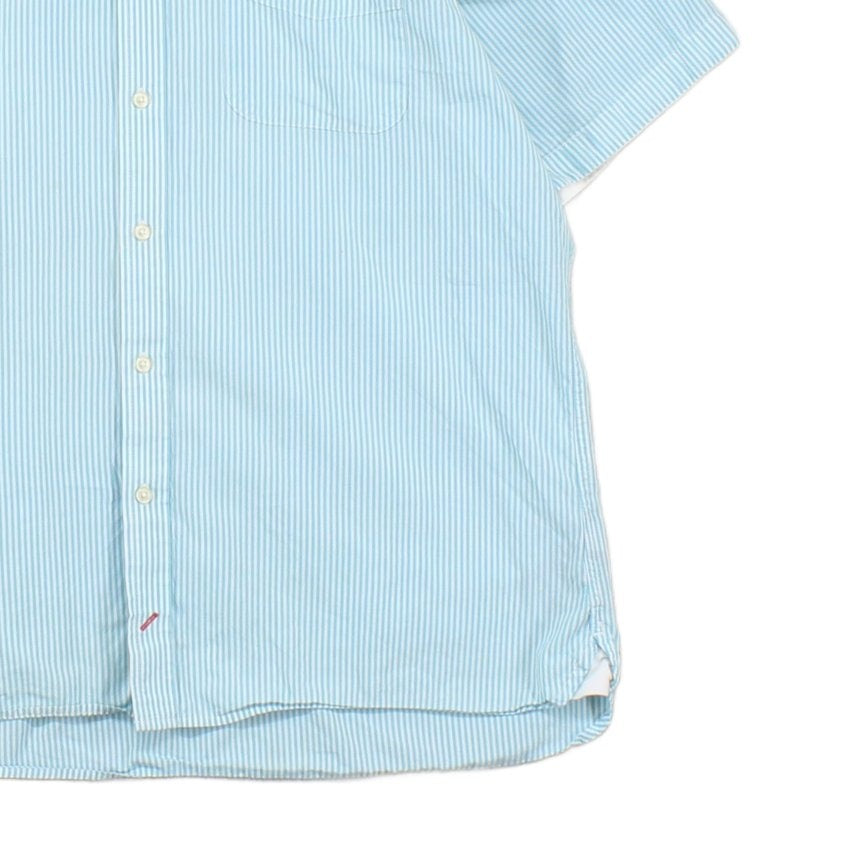 Mens Shirt Short Sleeve Custom Fit Button Down