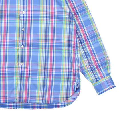Mens Plaid Shirt Performance Button Up
