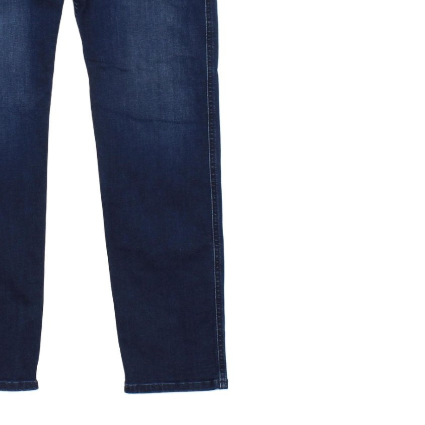 Mens Anbass Jeans Denim Slim Fit Dark Wash