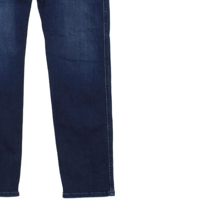 Mens Anbass Jeans Denim Slim Fit Dark Wash