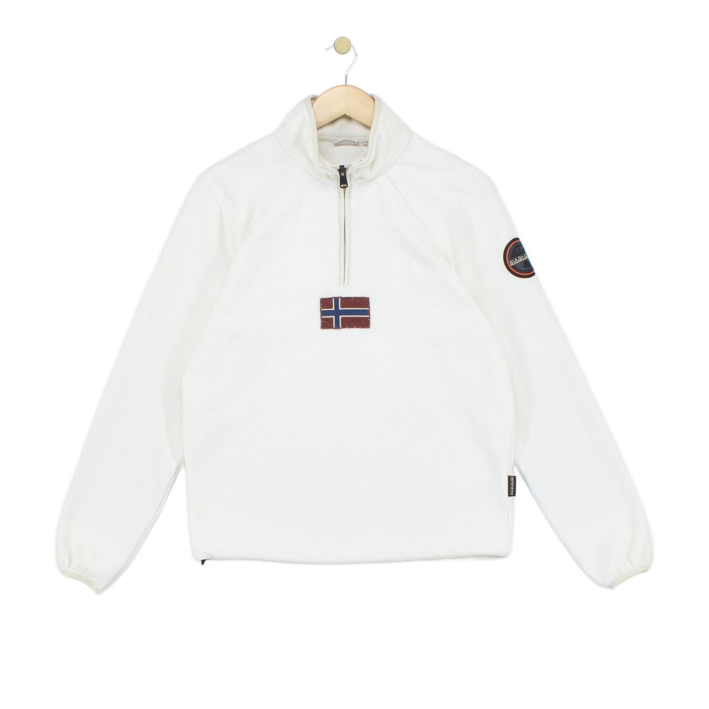 Mens 1/4 Zip Fleece Pullover Outdoor Logo
