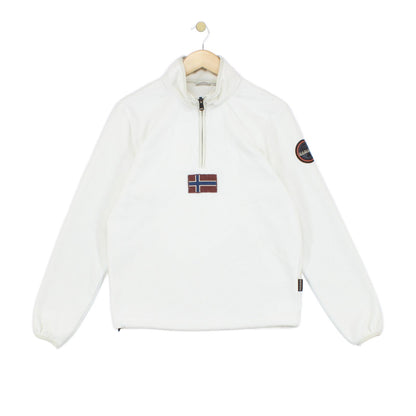 Mens 1/4 Zip Fleece Pullover Outdoor Logo