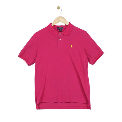 Girls Polo Shirt Short Sleeve Classic Logo