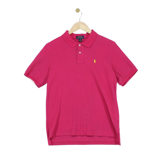 Girls Polo Shirt Short Sleeve Classic Logo