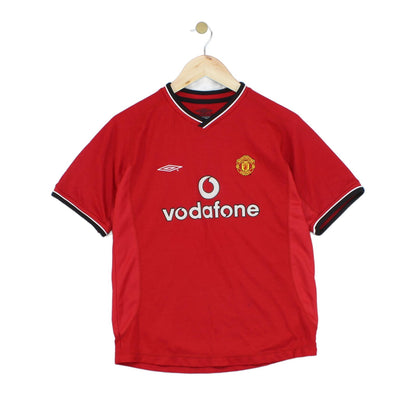 Boys Manchester United 2000-01 Football Shirt