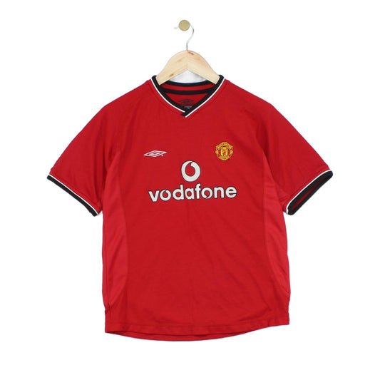 Boys Manchester United 2000-01 Football Shirt