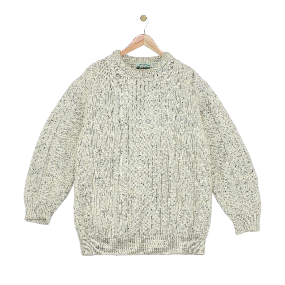Mens Cable Knit Jumper Uk Made Chunky Knit