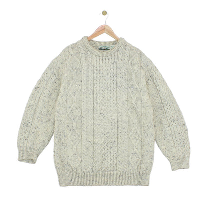 Mens Cable Knit Jumper Uk Made Chunky Knit