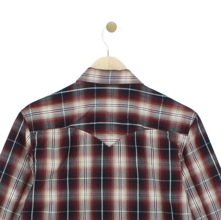 Mens Plaid Shirt Long Sleeve Button Up