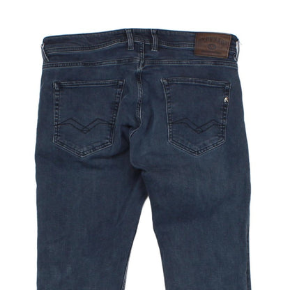 Mens Grover Jeans Stretch Denim Slim Fit Button Fly