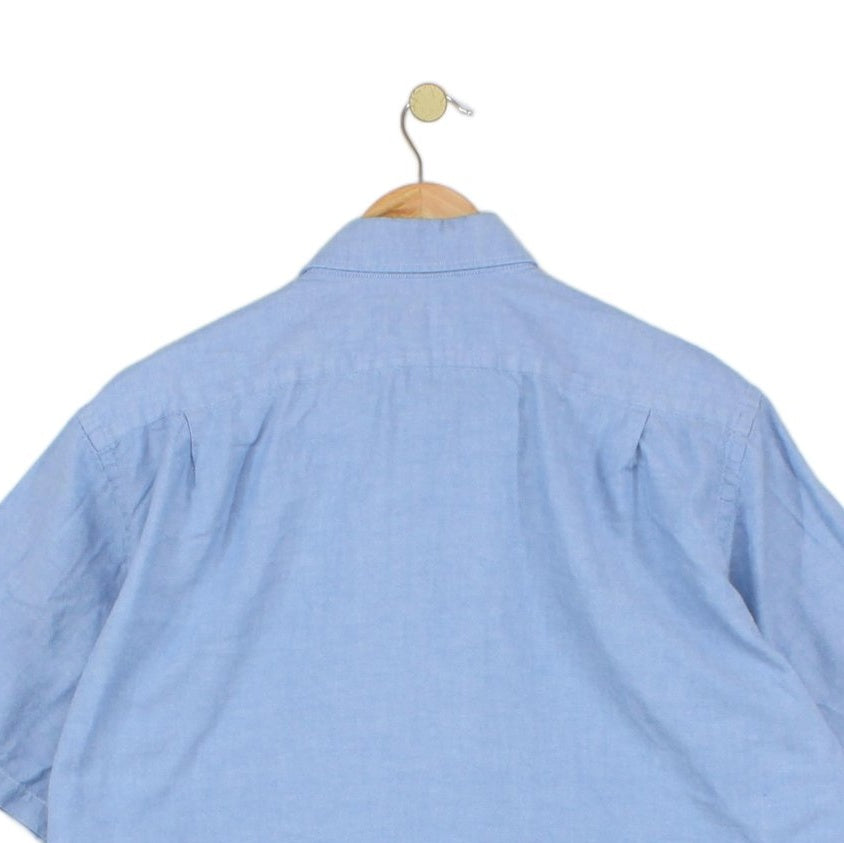 Mens Shirt Short Sleeve Button Up Summer