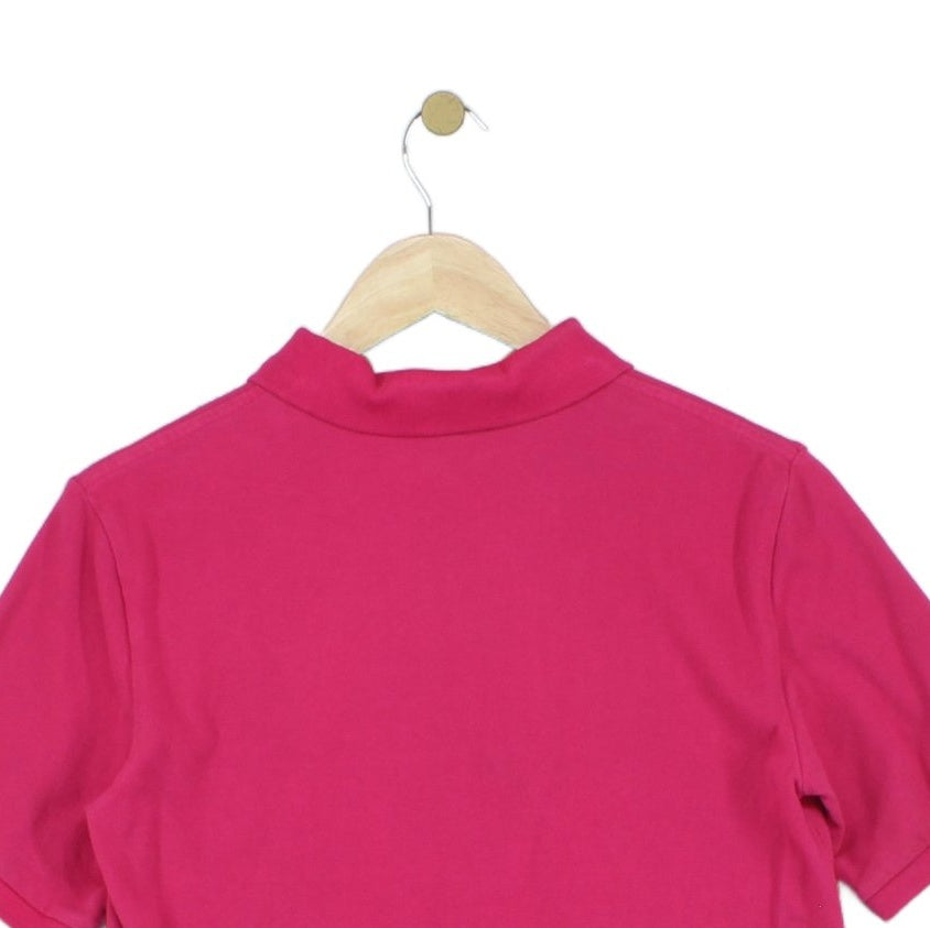 Girls Polo Shirt Short Sleeve Classic Logo
