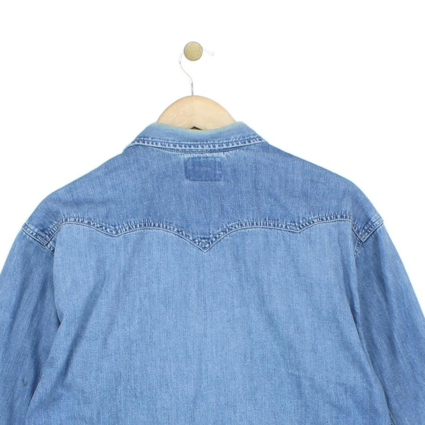 Mens Denim Shirt Made In Portugal Western