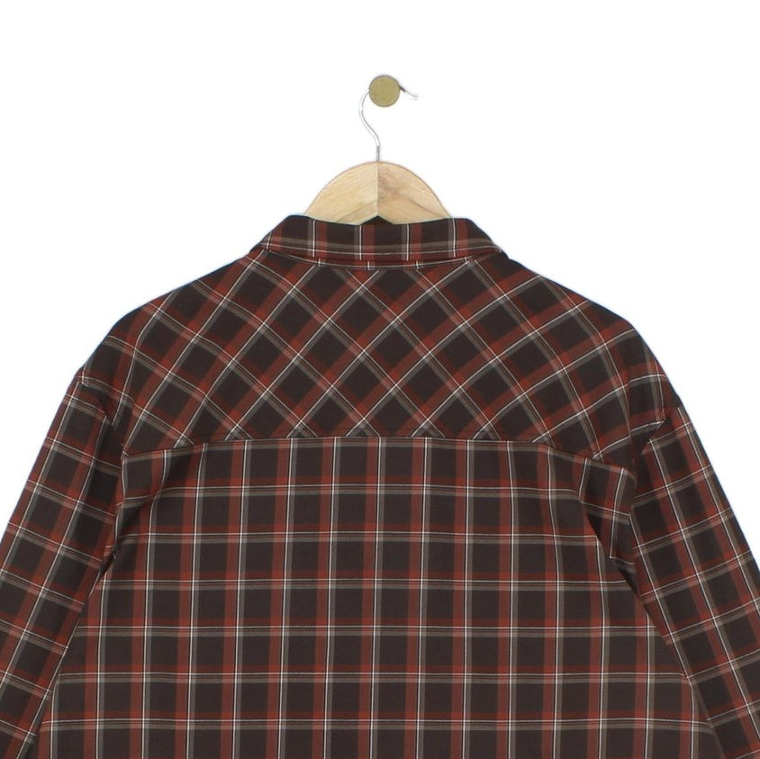 Mens Check Shirt Long Sleeve Plaid