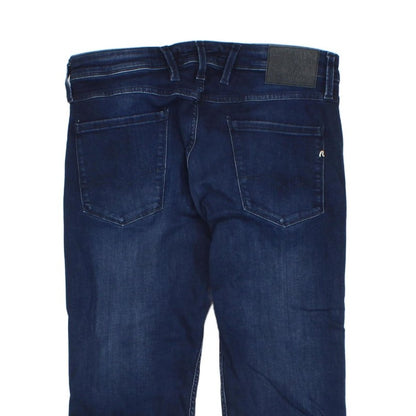 Mens Anbass Jeans Denim Slim Fit Dark Wash