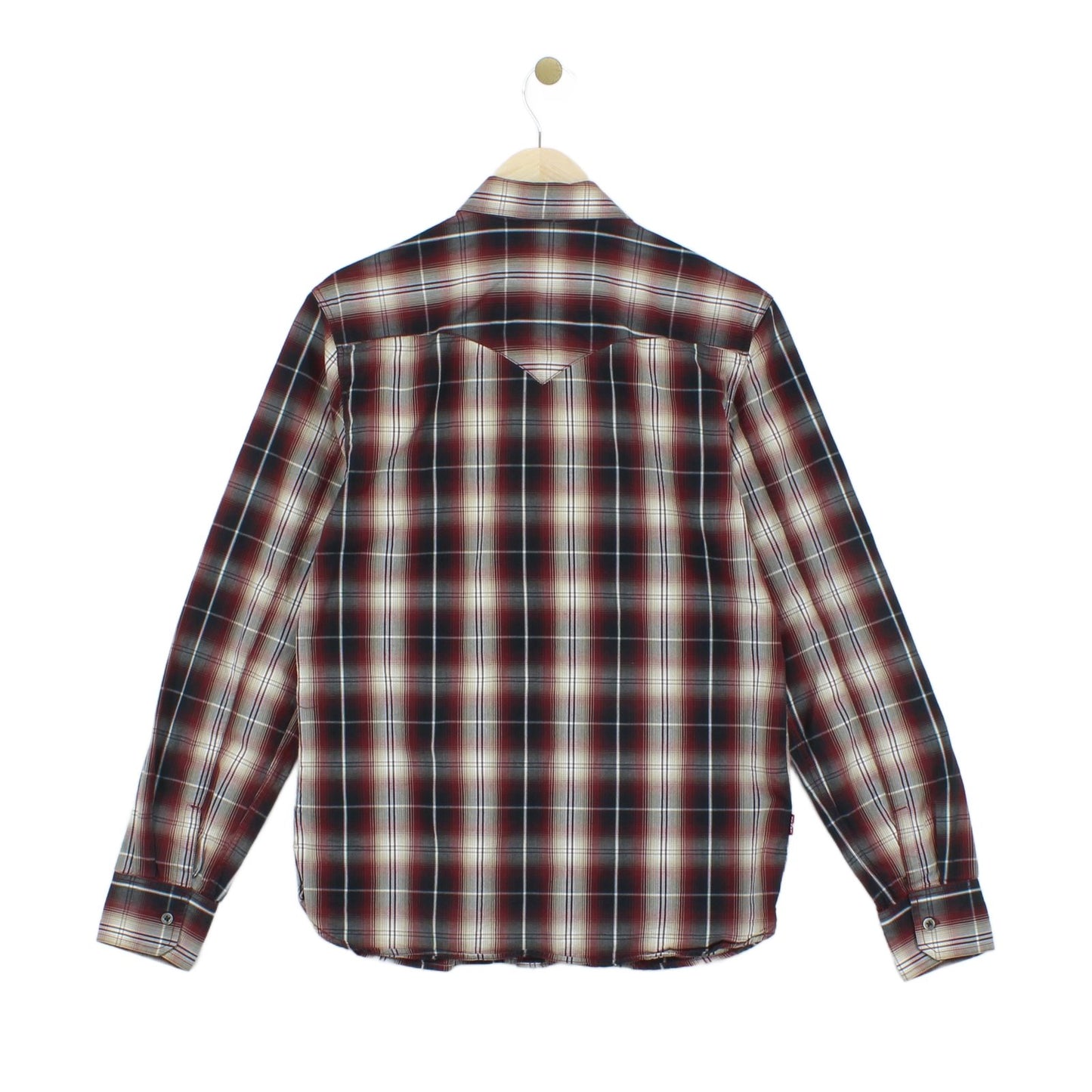 Mens Plaid Shirt Long Sleeve Button Up